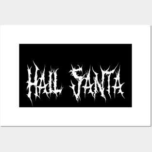 Hail Santa Metal Posters and Art